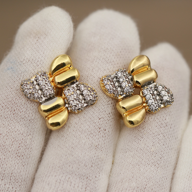 Women'S Fashion Earrings - ต่างหูคริสตัลทรงเรขาคณิตดีไซน์ใหม่สุดหรูสำหรับผู้หญิง เครื่องประดับแบรนด์แฟชั่น ต่างหูเซอร์โคเนีย