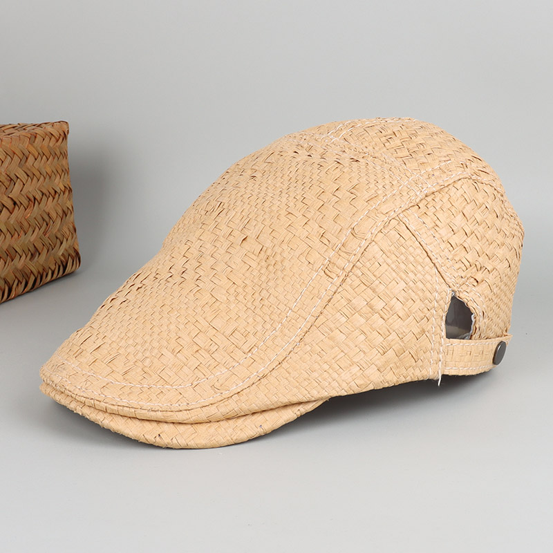Women'S Fashion Peaky Blinders - หมวกกันแดดฤดูร้อน หมวกทรงนักข่าว หมวกเบเร่ต์ แฟชั่นสำหรับผู้ชายและผู้หญิง 2026 หมวกฟางชายหาดกลางแจ้ง