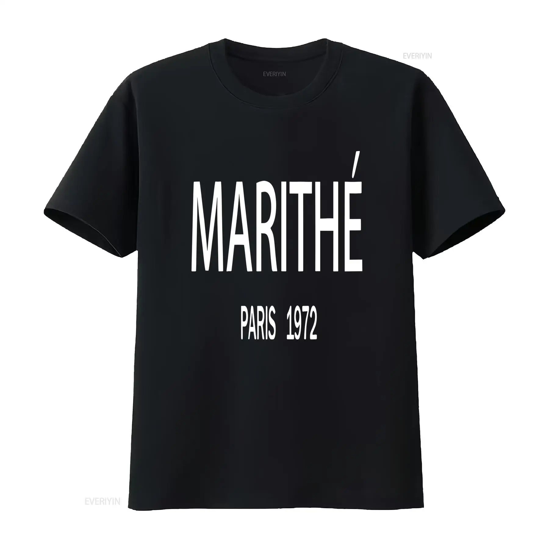 Women'S Fashion Paris - เสื้อยืด Marithe Vintage 1972 Paris รุ่น