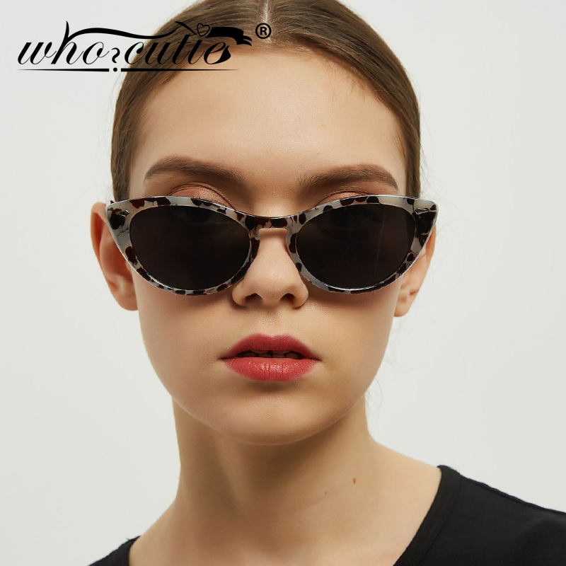 Women'S Fashion Of The 60S - 2025 Vintage Cat Eye แว่นตากันแดดผู้หญิงการออกแบบแบรนด์สแควร์เต่าสีดําเสือดาวกรอบแฟชั่นแว่นตากันแดด Shades