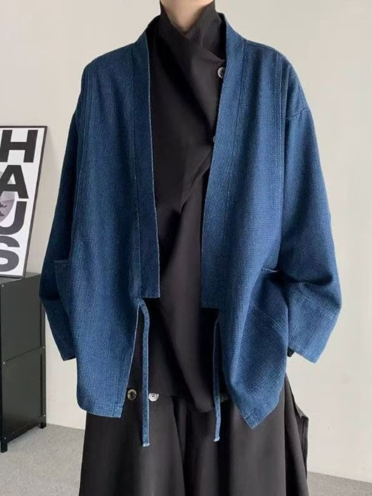Women'S Fashion Denim Jacket - เสื้อโค้ทยีนส์สไตล์วินเทจญี่ปุ่น สำหรับผู้ชาย ผู้หญิง ใส่ได้ทุกเพศ ทรงโอเวอร์ไซส์ สวมใส่ได้ทุกวัน