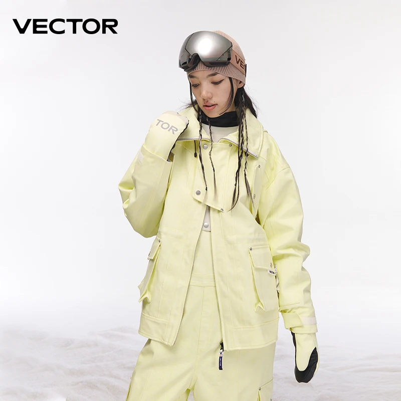 แจ็กเก็ตสกีคาวบอยผู้หญิงผู้ชาย - Women Fashion Vector บทวิจารณ์และราคา