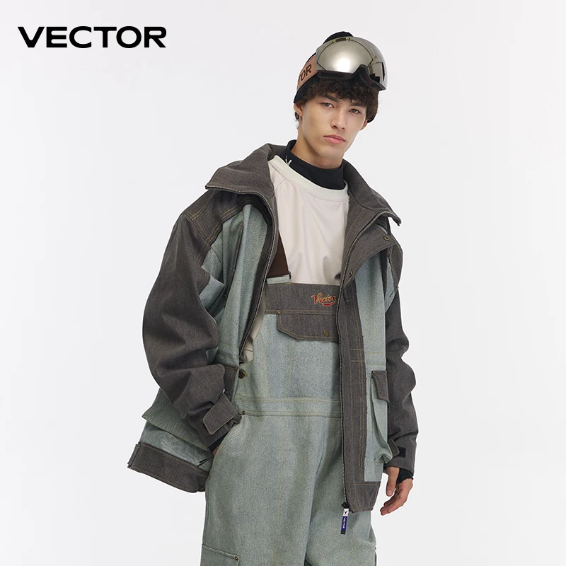 แจ็กเก็ตสกีคาวบอยผู้หญิงผู้ชาย - Women Fashion Vector บทวิจารณ์และราคา