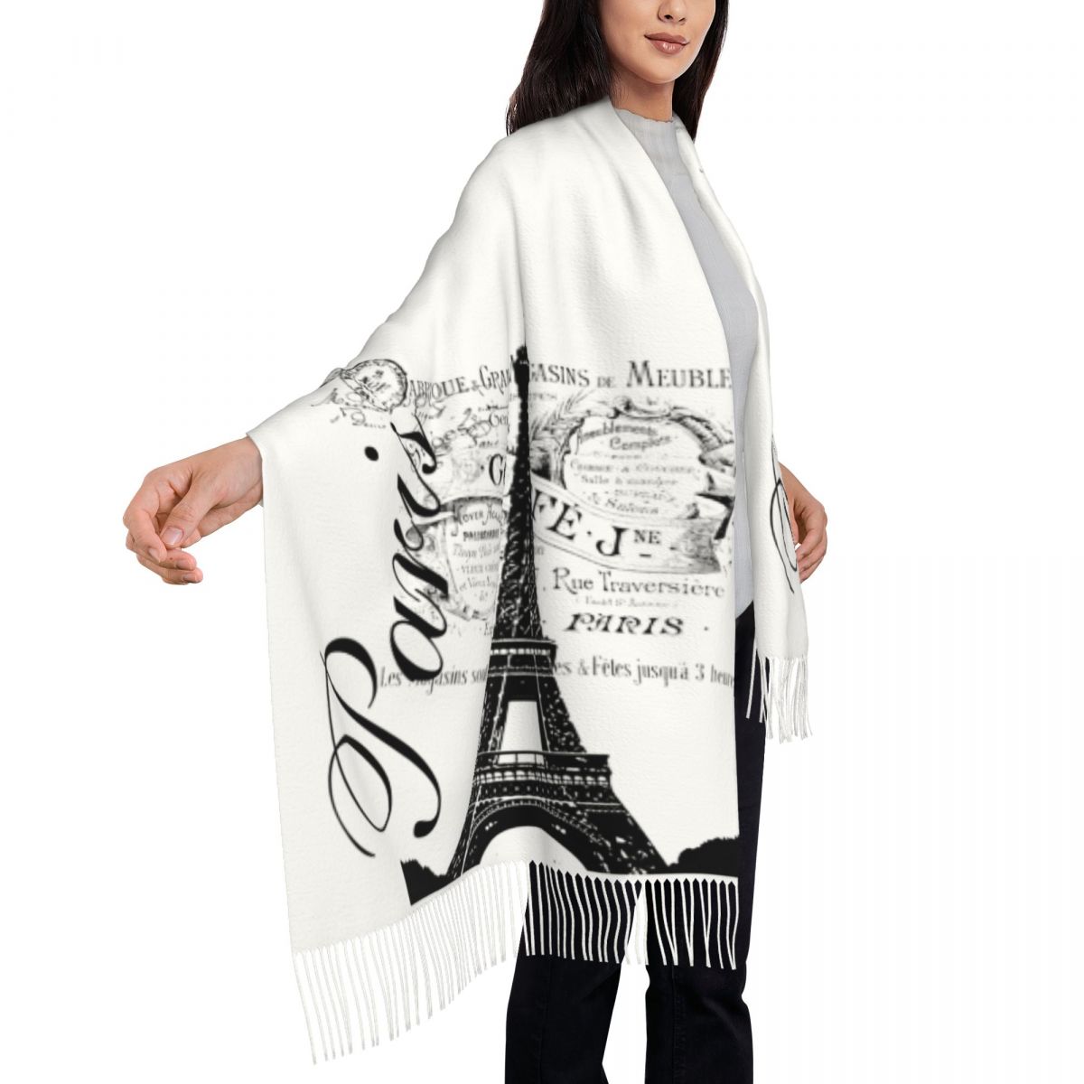 Custom พิมพ์ Vintage EIFFEL To - Women'S Fashion Paris บทวิจารณ์และราคา