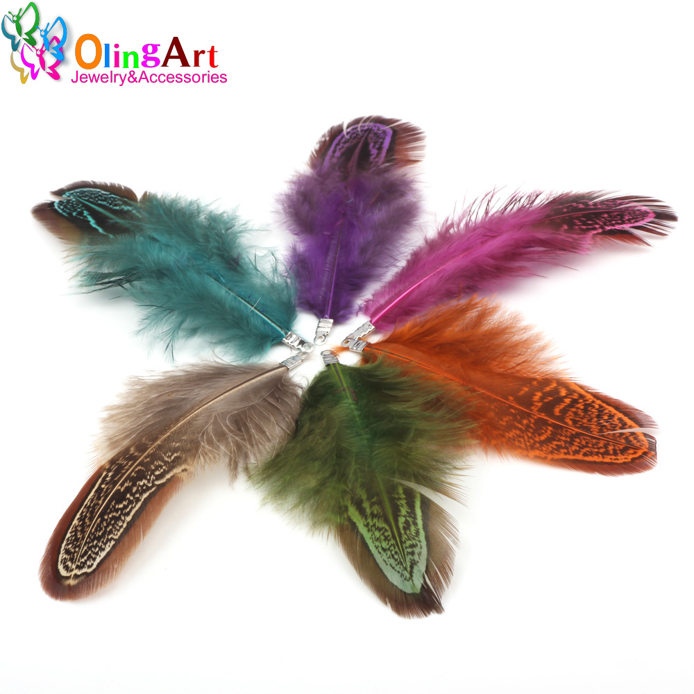 OlingArt สีสันย้อมสีขนธรรมชาติ - Women'S Fashion Earrings บทวิจารณ์และราคา