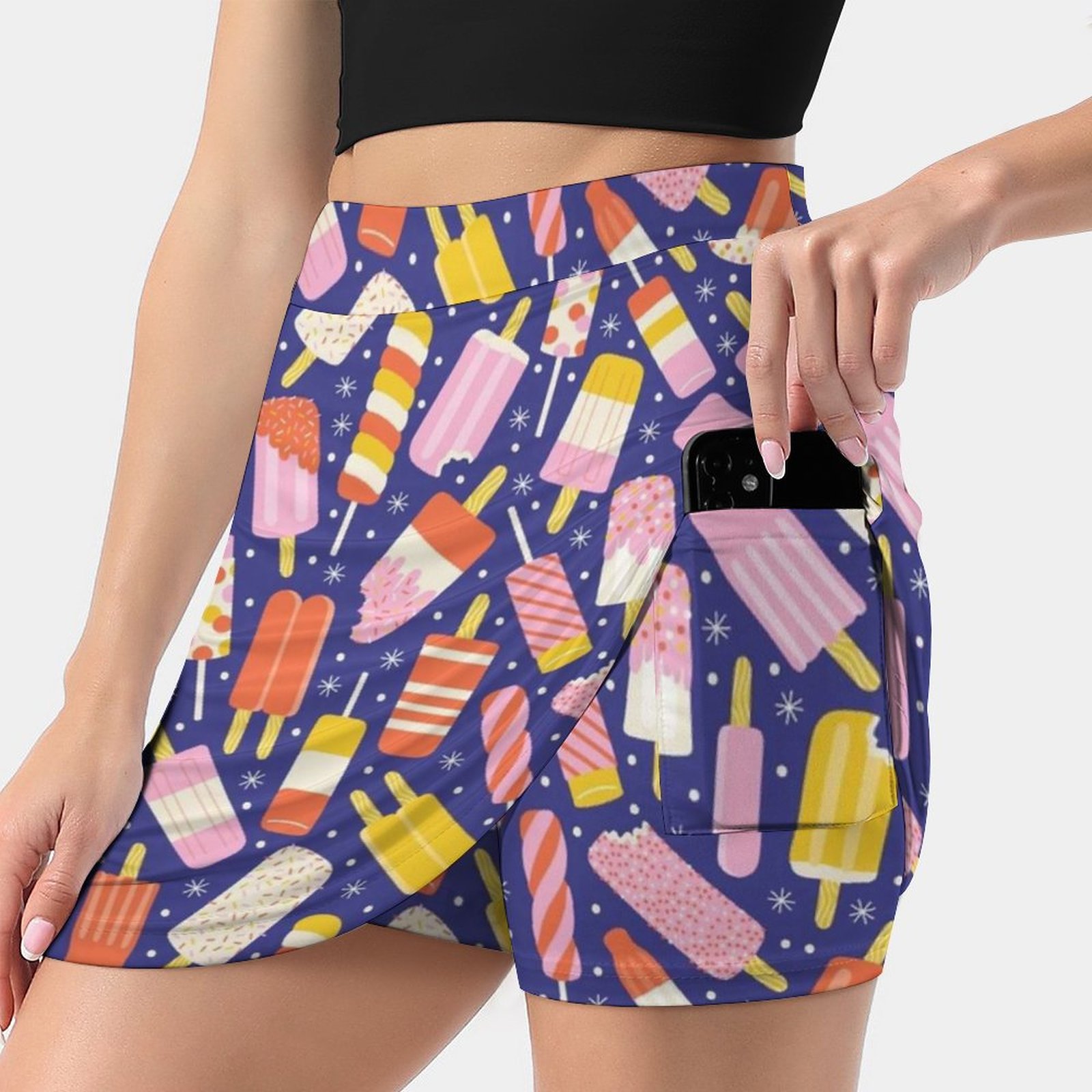 Popsicles กระโปรงผู้หญิงแฟชั่น - Women Fashion Vector บทวิจารณ์และราคา