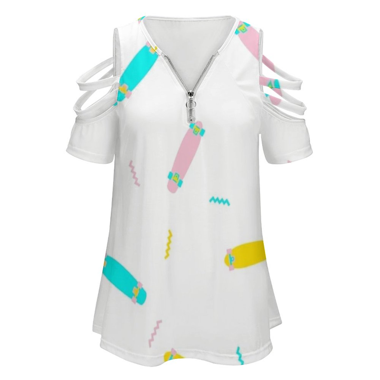 Icecream Boards ใหม่แฟชั่น Zip - Women Fashion Vector บทวิจารณ์และราคา