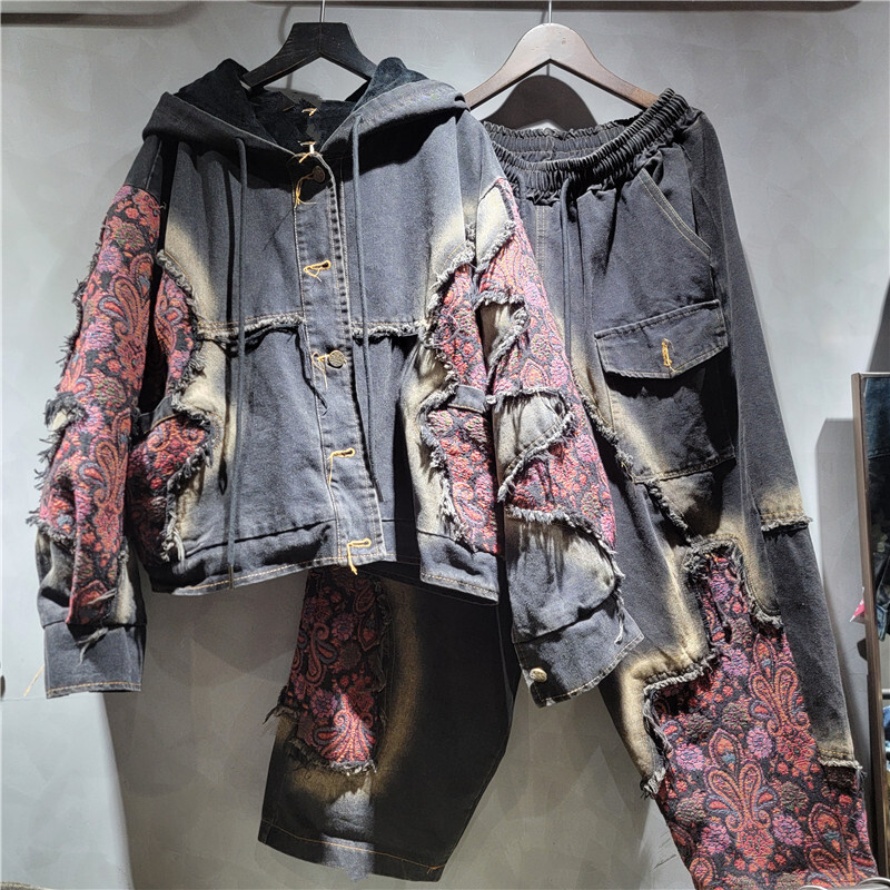 เสื้อแจ็คเก็ตยีนส์ผู้หญิง WTHT - Women'S Fashion Denim Jacket บทวิจารณ์และราคา