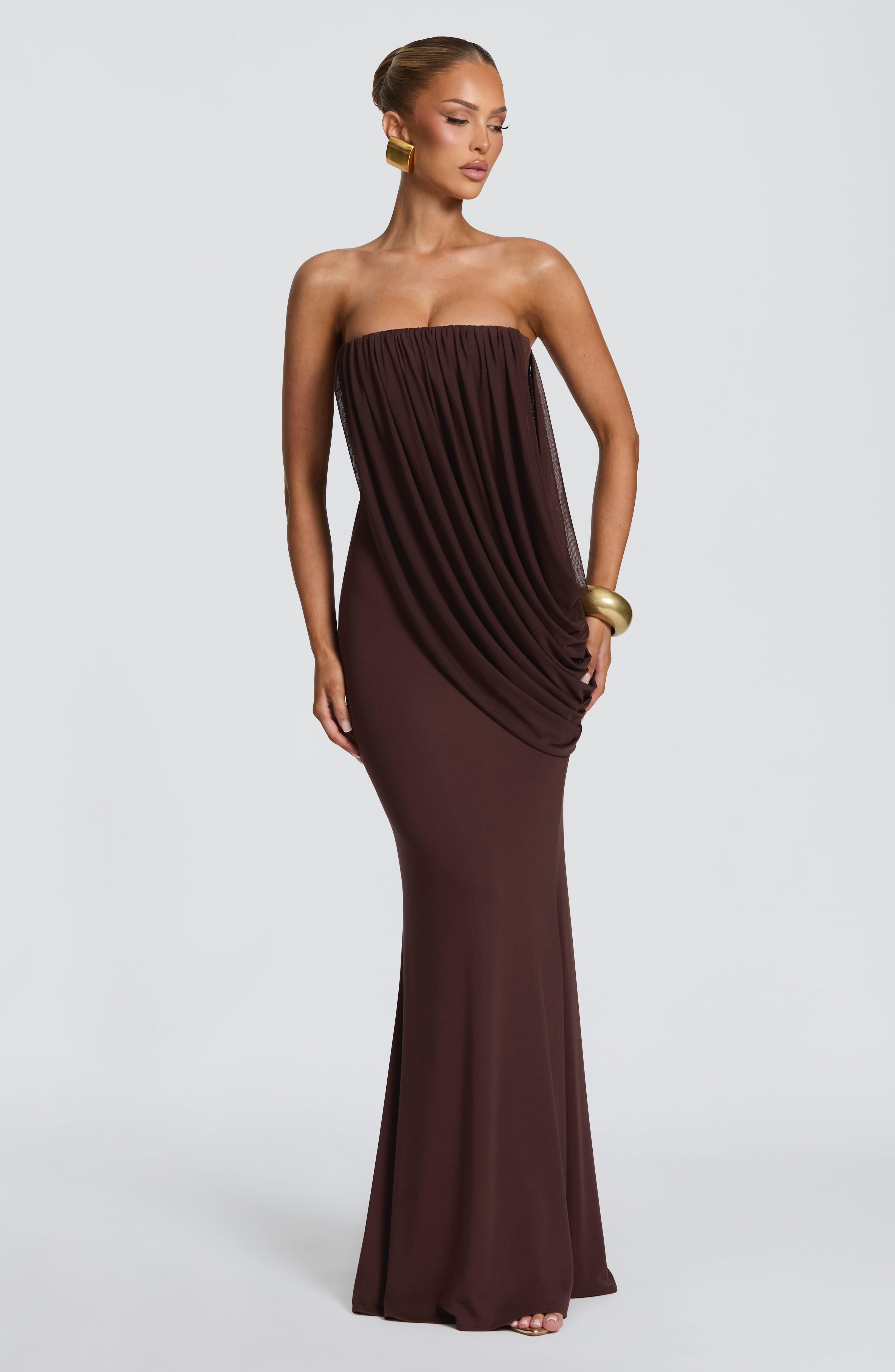 ชุดเดรสยาวทรงเมอร์เมดแบบไม่มีส - Bodycon Dress Women บทวิจารณ์และราคา