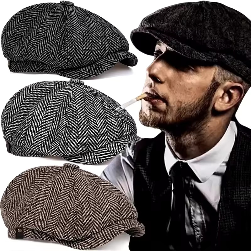 หมวกแฟชั่นทวีดสไตล์พีคกี้ ไบลน - Women'S Fashion Peaky Blinders บทวิจารณ์และราคา