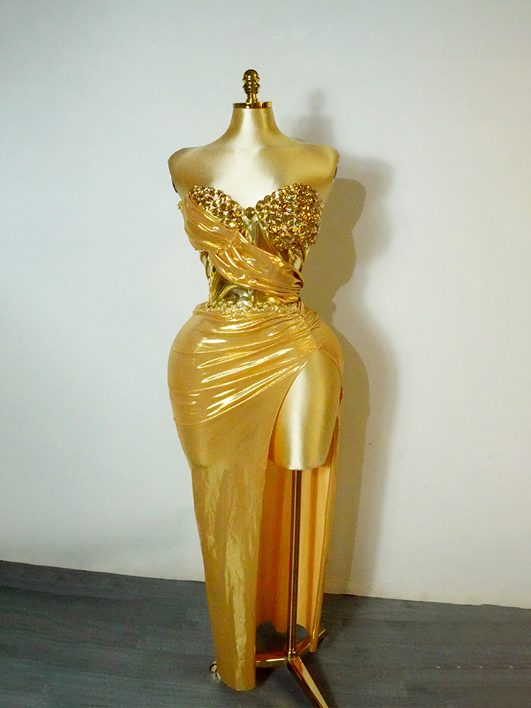 ชุดเดรสยาวประดับคริสตัลสำหรับง - Women'S Day Fashion Show บทวิจารณ์และราคา