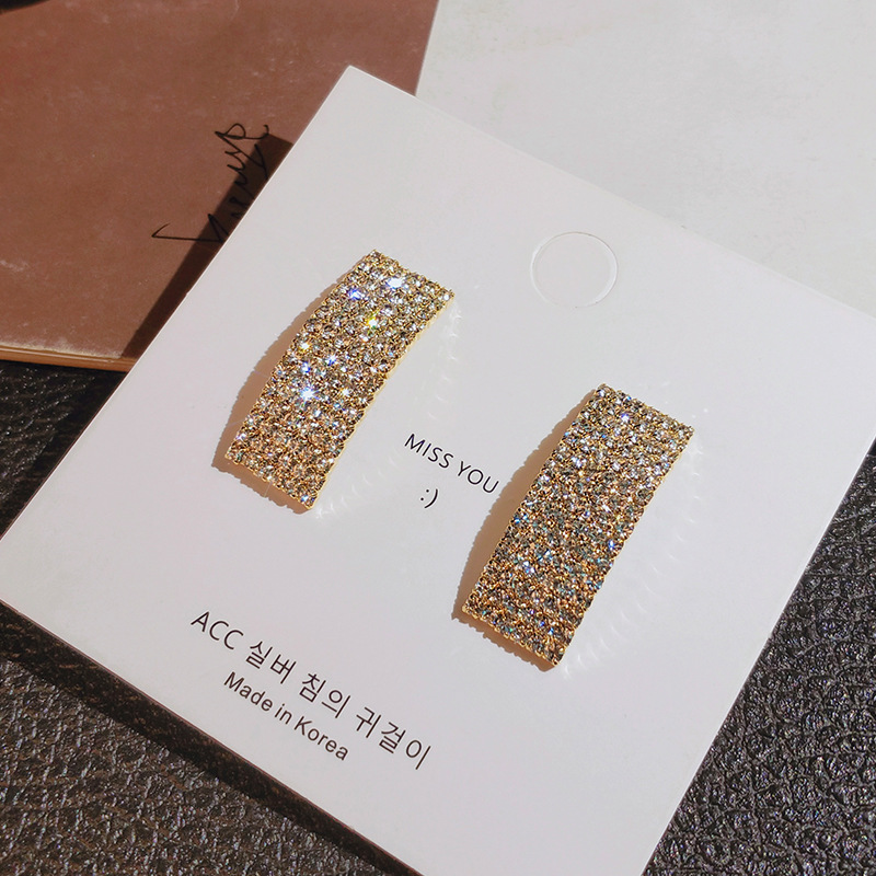 14K สีเหลืองทองเพชรต่างหูสแควร - Women'S Fashion Paris บทวิจารณ์และราคา