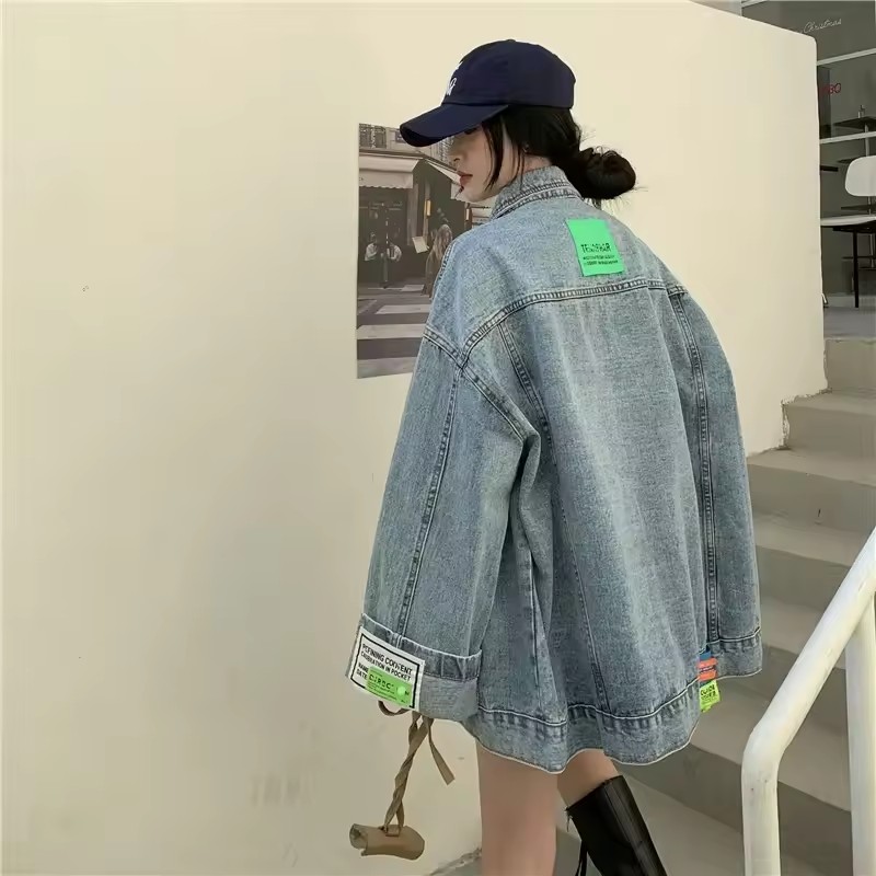 2025 ใหม่แฟชั่น DENIM แจ็คเก็ต - Women'S Fashion Denim Jacket บทวิจารณ์และราคา