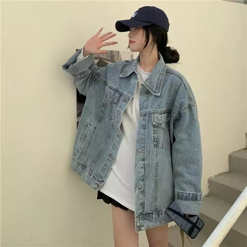 2025 ใหม่แฟชั่น DENIM แจ็คเก็ต - Women'S Fashion Denim Jacket บทวิจารณ์และราคา