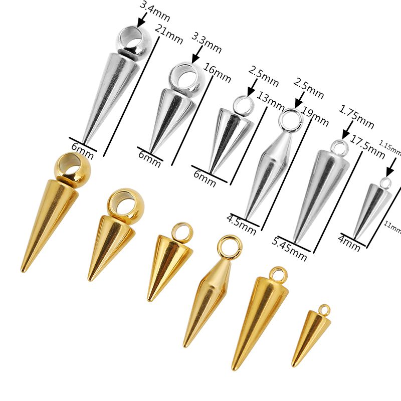 10pcs กรวยสแตนเลส Charms จี้ R - Women'S Fashion Earrings บทวิจารณ์และราคา