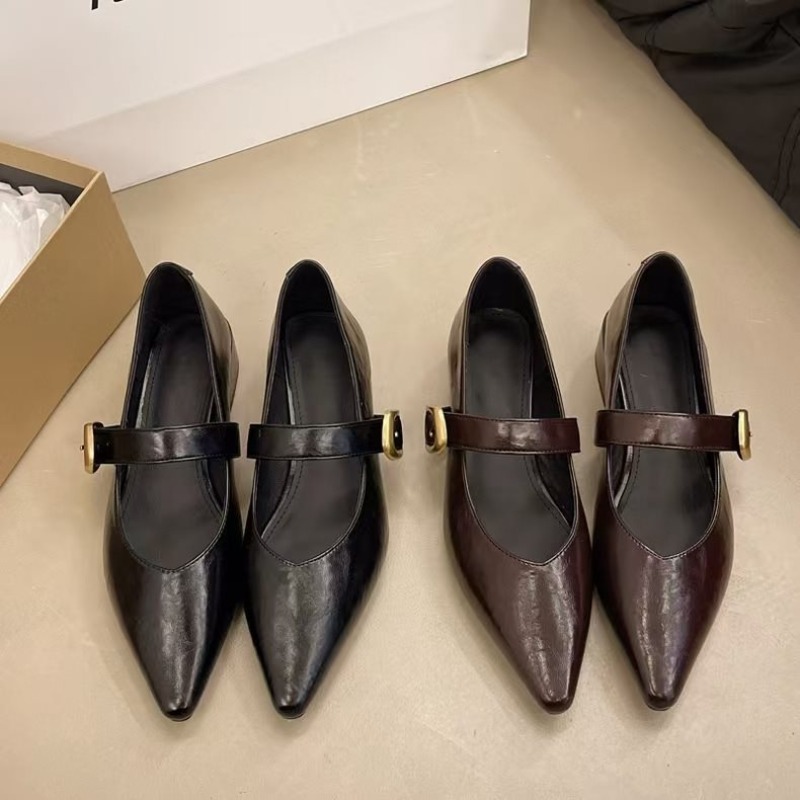 รองเท้าส้นเตี้ยแบบนิ่มสำหรับผู - Women Fashion Simple บทวิจารณ์และราคา