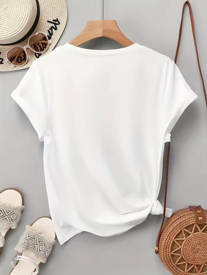 เสื้อยืดแฟชั่นลายกราฟิกพารีส เ - Women'S Fashion Paris บทวิจารณ์และราคา