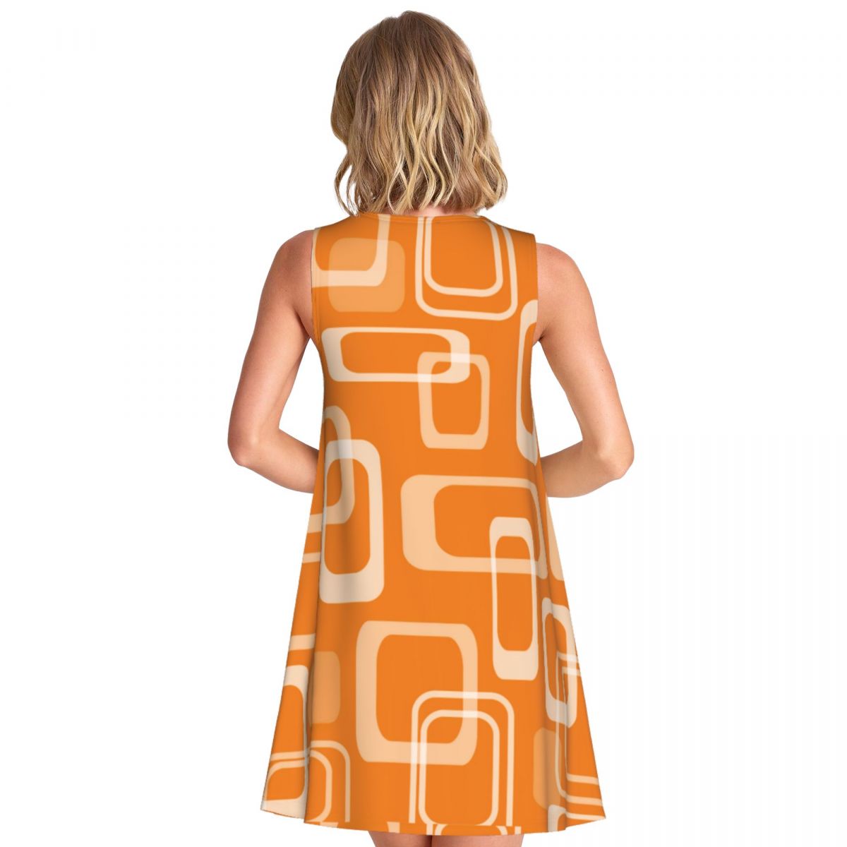 ชุดเดรสสไตล์เรโทรสีส้มลายสี่เห - Women'S Fashion Of The 60S บทวิจารณ์และราคา