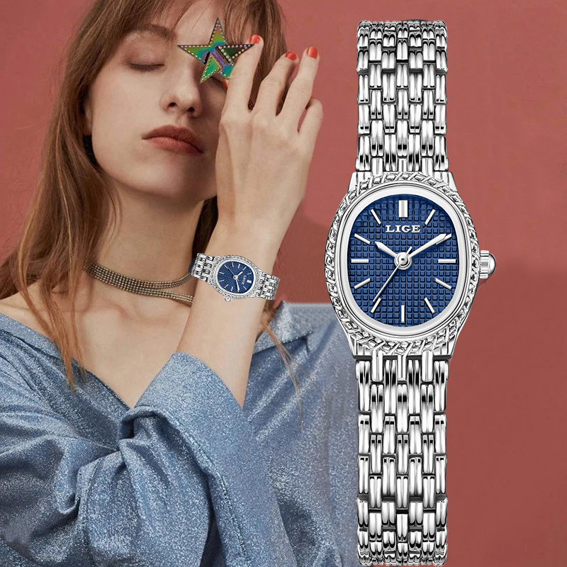 นาฬิกาข้อมือควอตซ์แฟชั่นหรูหรา - Women Fashion Simple บทวิจารณ์และราคา