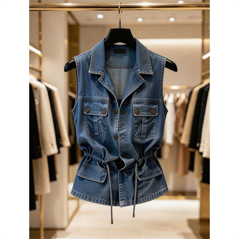 เสื้อเชิ้ตเดนิมสุดเท่ เสื้อผู้ - Women'S Fashion Denim Jacket บทวิจารณ์และราคา