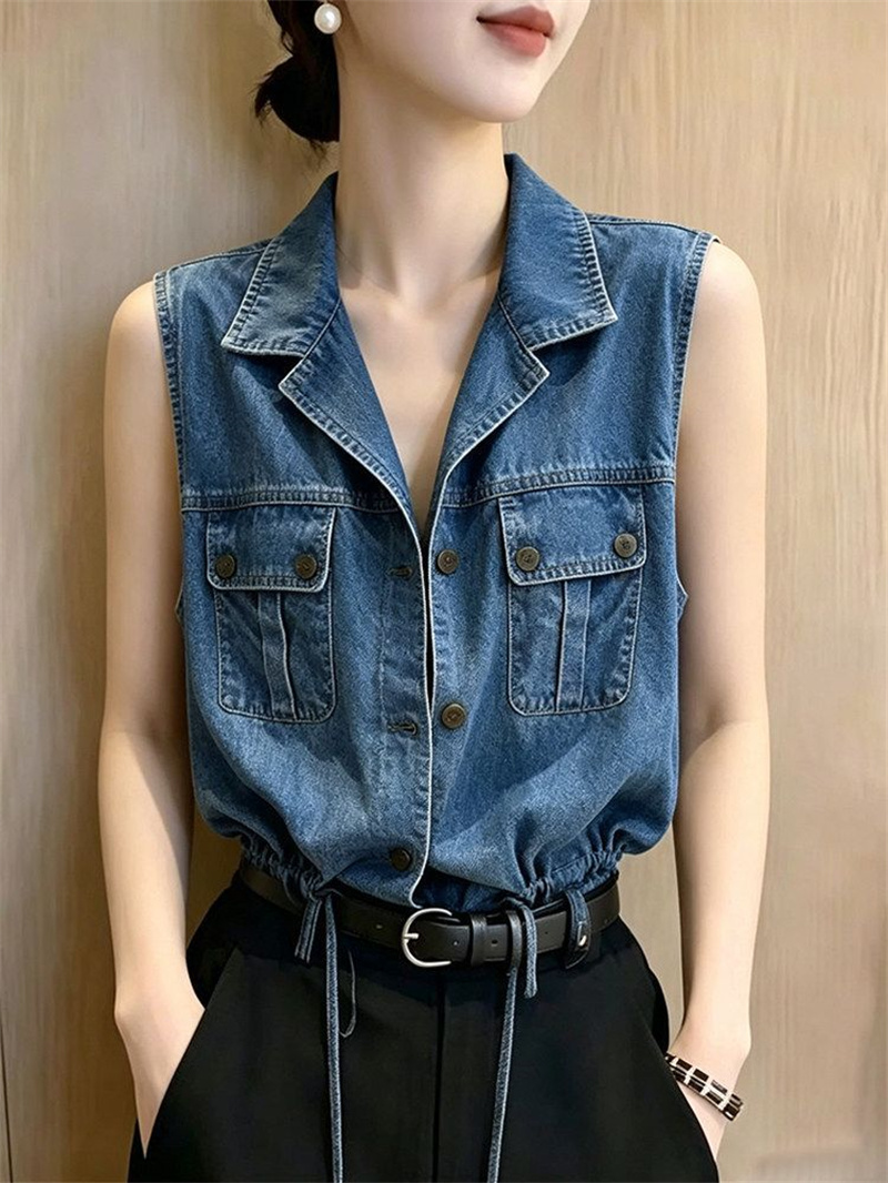เสื้อเชิ้ตเดนิมสุดเท่ เสื้อผู้ - Women'S Fashion Denim Jacket บทวิจารณ์และราคา