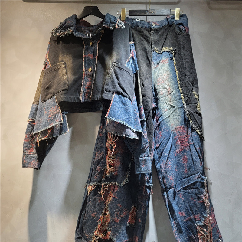 WTHT ใหม่แฟชั่นผู้หญิง Patchwo - Women'S Fashion Denim Jacket บทวิจารณ์และราคา