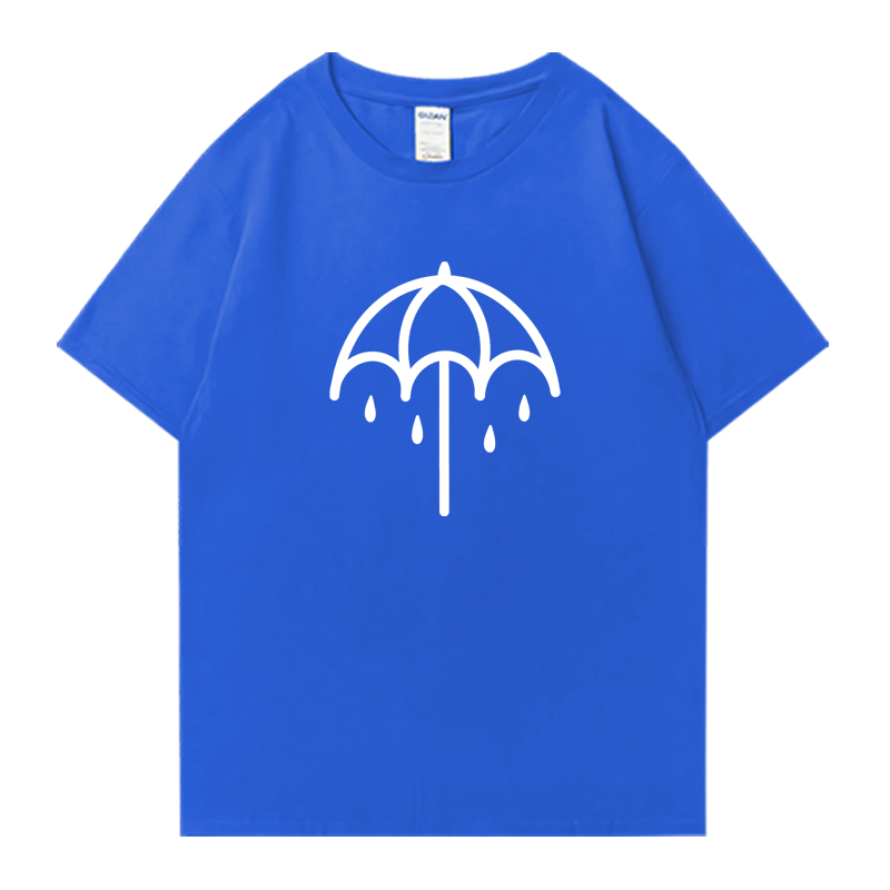 เสื้อยืดลำลองพิมพ์ลายร่มผ้าฝ้า - Women'S Fashion Umbrella บทวิจารณ์และราคา