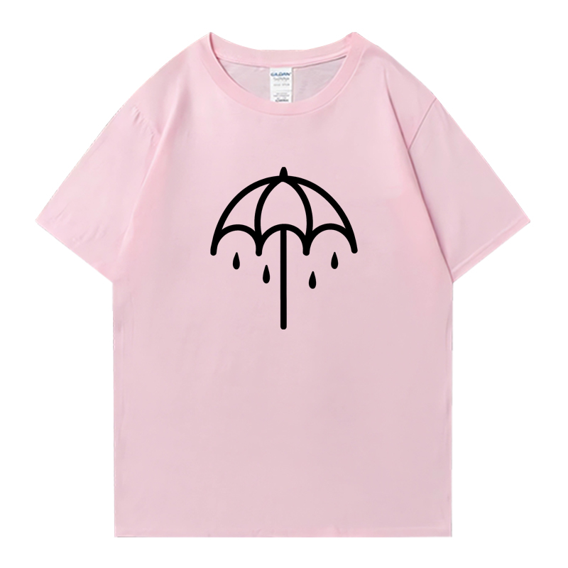 เสื้อยืดลำลองพิมพ์ลายร่มผ้าฝ้า - Women'S Fashion Umbrella บทวิจารณ์และราคา