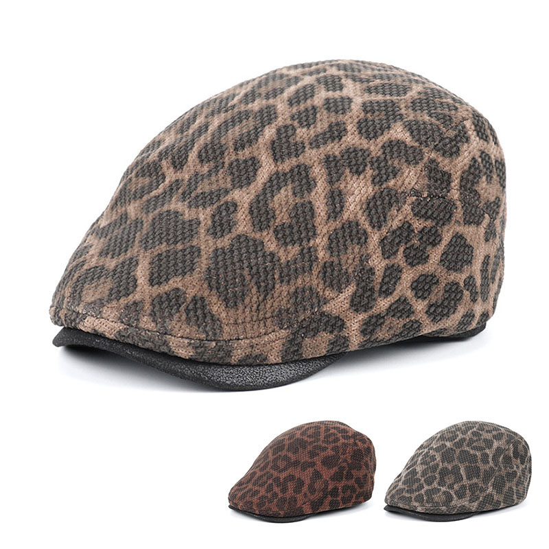หมวกเบเร่ต์ผู้หญิงลายเสือดาวสไ - Women'S Fashion Peaky Blinders บทวิจารณ์และราคา