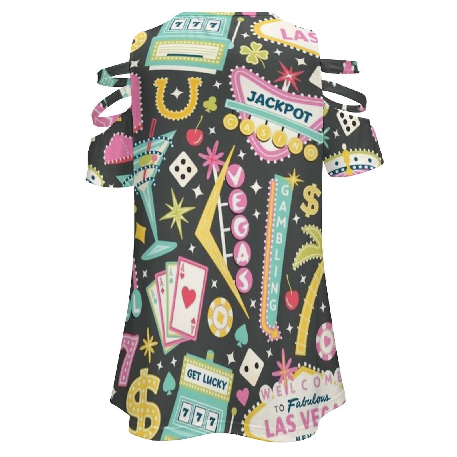 Viva Las Vegas เสื้อยืดผู้หญิง - Women Fashion Vector บทวิจารณ์และราคา