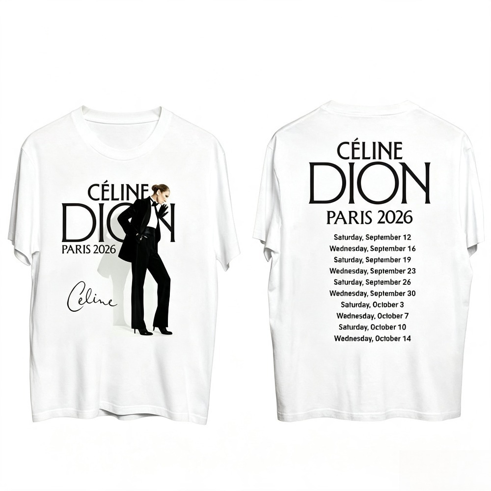 เสื้อยืดทัวร์ Celine Dion Pari - Women'S Fashion Paris บทวิจารณ์และราคา