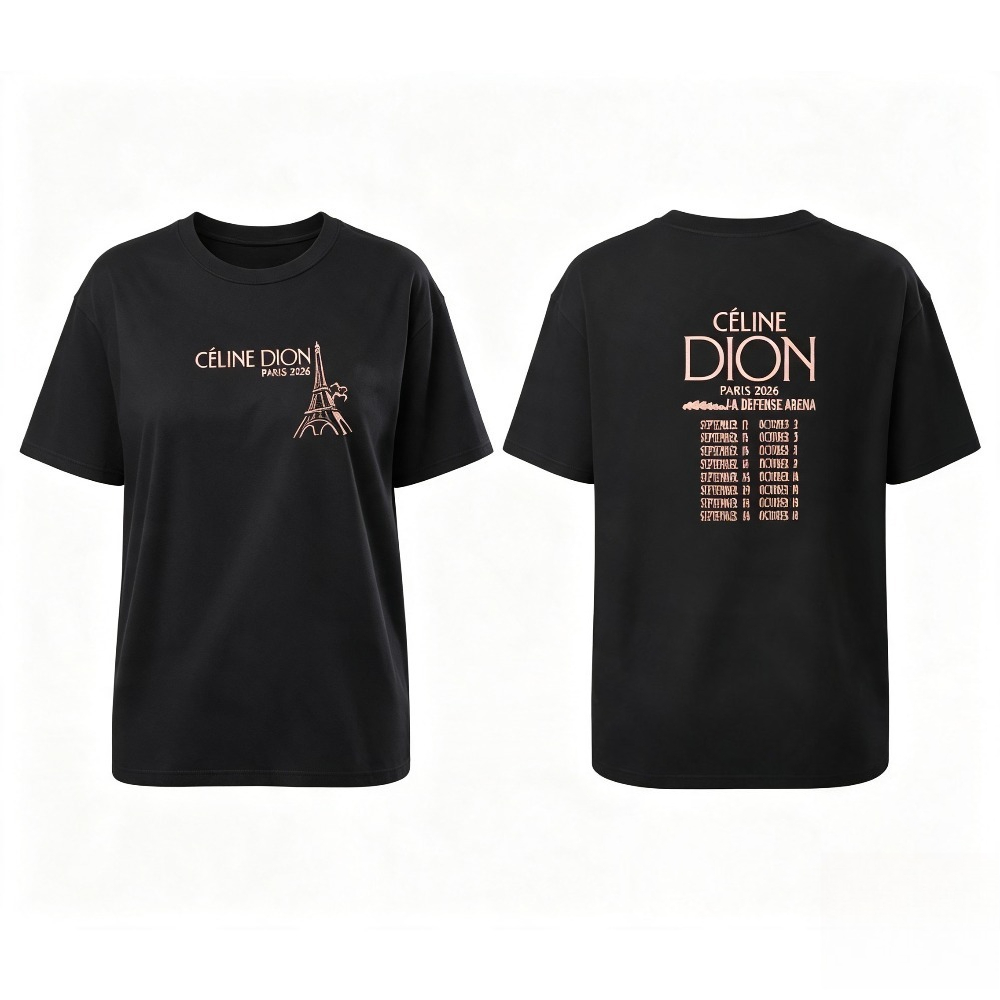 เสื้อยืดทัวร์ Celine Dion Pari - Women'S Fashion Paris บทวิจารณ์และราคา