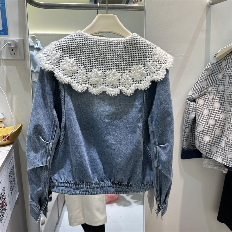 ผู้หญิงฤดูใบไม้ผลิฤดูใบไม้ร่วง - Women'S Fashion Denim Jacket บทวิจารณ์และราคา