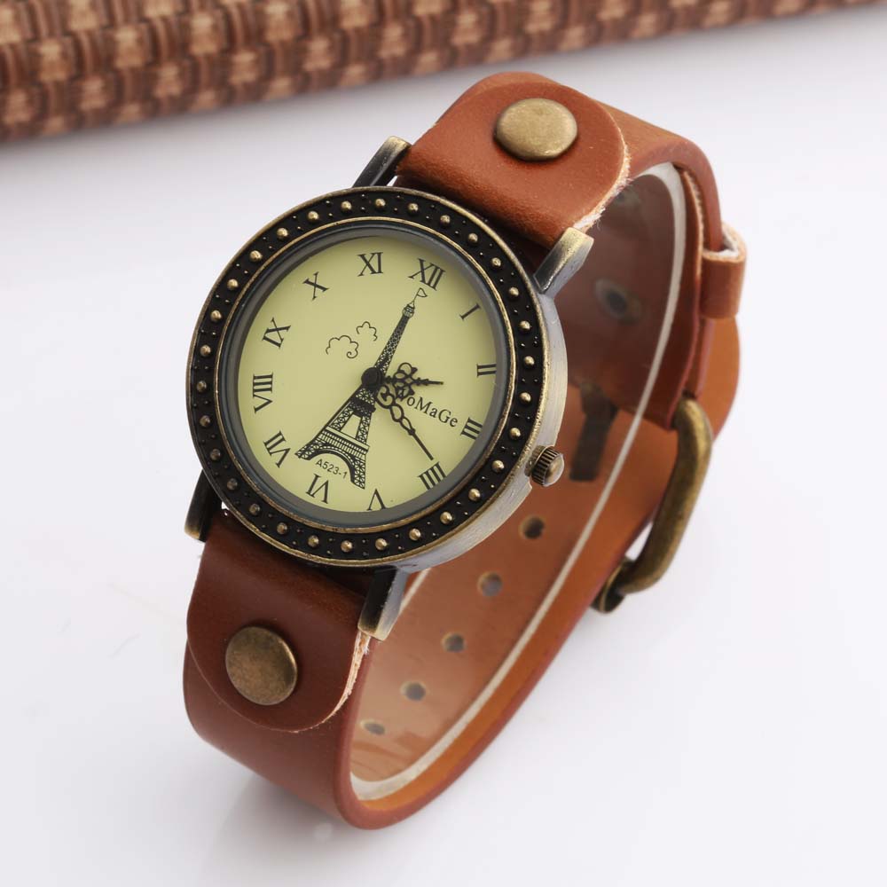สตรีนาฬิกาแฟชั่นผู้หญิงสายรัดน - Women'S Fashion Paris บทวิจารณ์และราคา