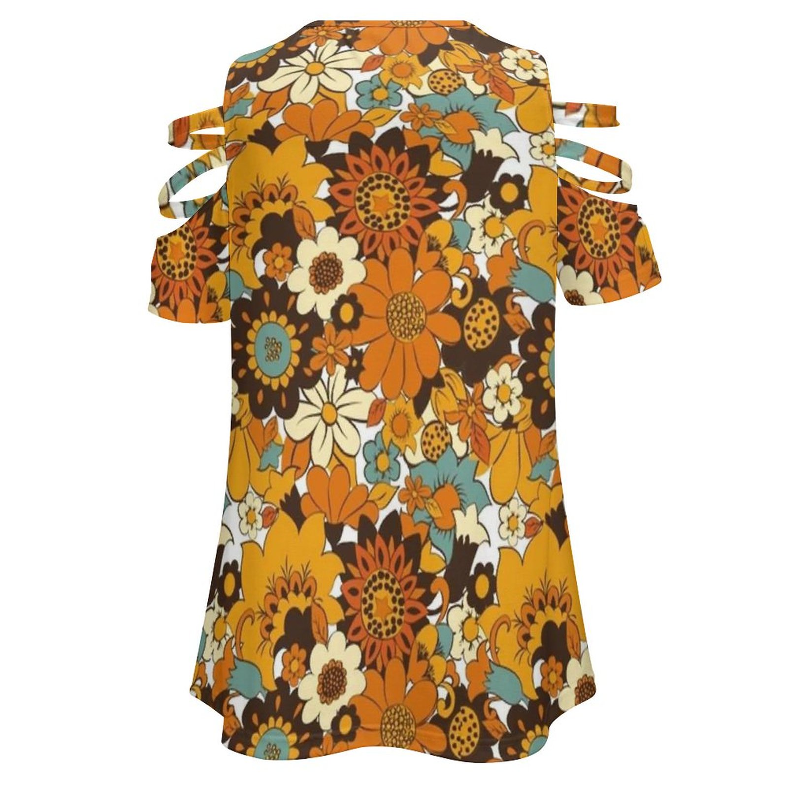 70S 60S Retro ดอกไม้,ดอกไม้รูป - Women'S Fashion Of The 60S บทวิจารณ์และราคา