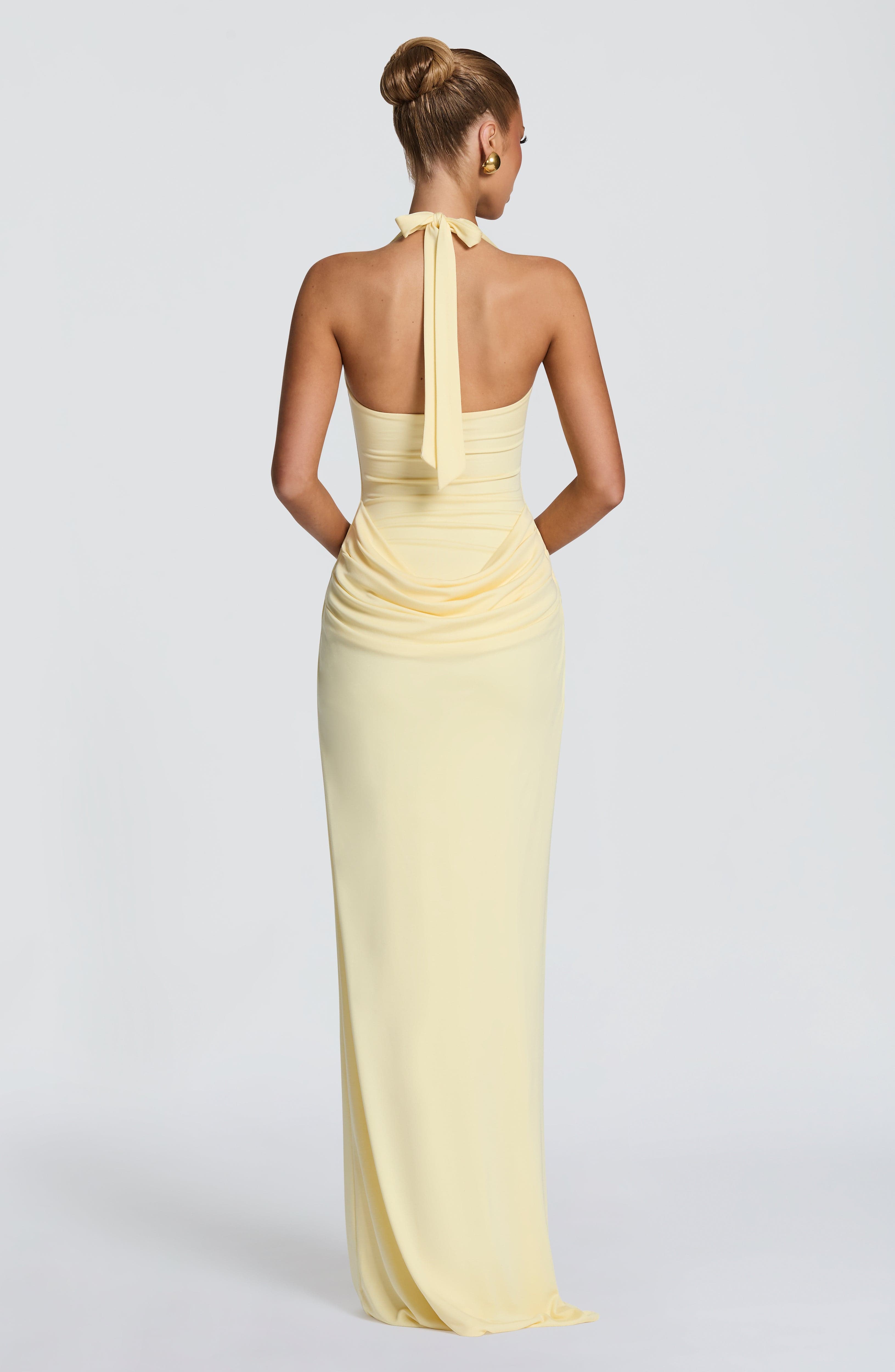 เดรสยาวคอเหลี่ยมแบบผูกคอ พร้อม - Bodycon Dress Women บทวิจารณ์และราคา