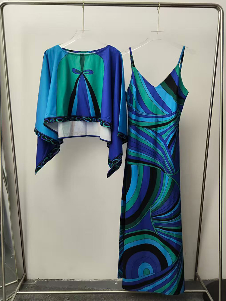 ชุดเซ็ตสองชิ้นเสื้อครอปพิมพ์ลา - Women Fashion Usa บทวิจารณ์และราคา